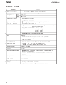 浏览型号UPD753304的Datasheet PDF文件第2页