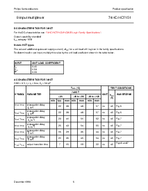 浏览型号74HC151D的Datasheet PDF文件第6页