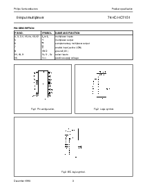 浏览型号74HC151N的Datasheet PDF文件第3页
