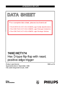 浏览型号74HC174PW的Datasheet PDF文件第1页
