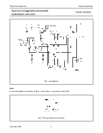 浏览型号74HC221N的Datasheet PDF文件第5页