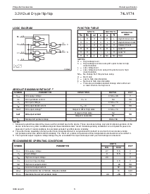 浏览型号74LVT74PW的Datasheet PDF文件第3页