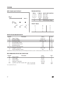 浏览型号74VHC00M的Datasheet PDF文件第2页