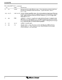 浏览型号ML6698CQ的Datasheet PDF文件第4页