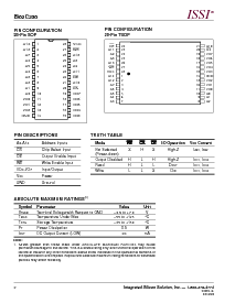 浏览型号IS62C256-70TI的Datasheet PDF文件第2页