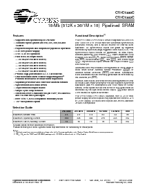 浏览型号CY7C1380C-167AI的Datasheet PDF文件第1页