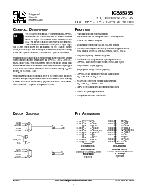 浏览型号ICS85356AGIT的Datasheet PDF文件第1页