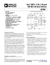 浏览型号AD7866ARU的Datasheet PDF文件第1页