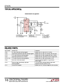 浏览型号LT1676CS8的Datasheet PDF文件第16页