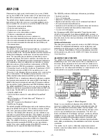 浏览型号ADSP-2186BST-115的Datasheet PDF文件第2页