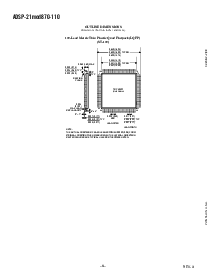 浏览型号ADSP-21MOD870-110的Datasheet PDF文件第6页