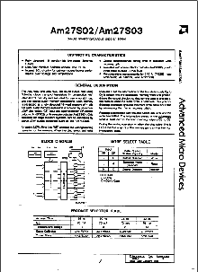 浏览型号AM27S02的Datasheet PDF文件第1页