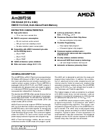 浏览型号AM28F256-120PIB的Datasheet PDF文件第1页