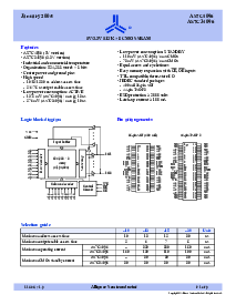 浏览型号AS7C4096-20JI的Datasheet PDF文件第1页