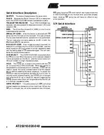 浏览型号AT25020N-10SC的Datasheet PDF文件第6页