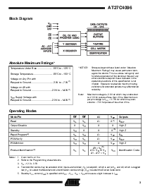 浏览型号AT27C4096-12JC的Datasheet PDF文件第3页