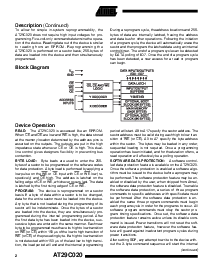 浏览型号AT29C020的Datasheet PDF文件第2页