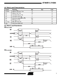 浏览型号AT49LV4096-12RC的Datasheet PDF文件第7页