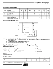 浏览型号AT49LV002-70TC的Datasheet PDF文件第7页