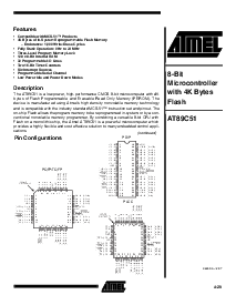 浏览型号AT89C51-16PA的Datasheet PDF文件第1页