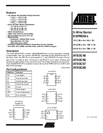 浏览型号AT93C46-10TC-2.7的Datasheet PDF文件第1页