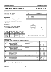 浏览型号BC847B的Datasheet PDF文件第2页