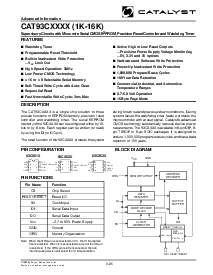 浏览型号CAT93C4622的Datasheet PDF文件第1页