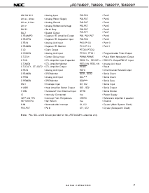 浏览型号UPD784915的Datasheet PDF文件第7页