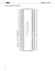 浏览型号UPD78C17CW的Datasheet PDF文件第2页