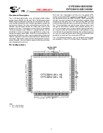 浏览型号CY7C025V的Datasheet PDF文件第2页