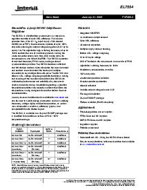 浏览型号EL7554IREZ的Datasheet PDF文件第1页