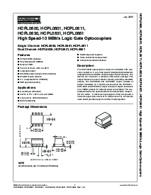 浏览型号HCPL0611的Datasheet PDF文件第1页