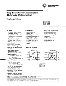 浏览型号HCPL-073A的Datasheet PDF文件第1页