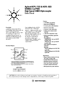 浏览型号HCPL-7723-300的Datasheet PDF文件第1页