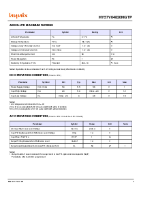 浏览型号HY57V64820HGTP-6的Datasheet PDF文件第4页