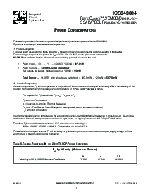 浏览型号ICS843004AGT的Datasheet PDF文件第11页