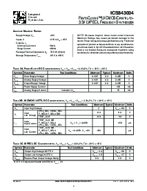 浏览型号ICS843004AGT的Datasheet PDF文件第3页