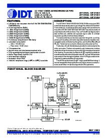 浏览型号IDT72V04L35J的Datasheet PDF文件第1页