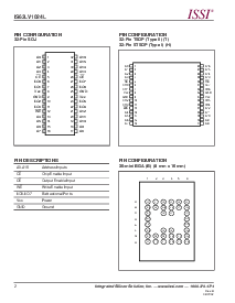浏览型号IS63LV1024L-10KI的Datasheet PDF文件第2页