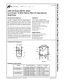 浏览型号LM6134AIM的Datasheet PDF文件第1页