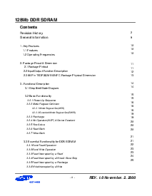 浏览型号K4H561638A-TCA0的Datasheet PDF文件第4页