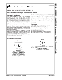 浏览型号LM385BM-1.2的Datasheet PDF文件第1页