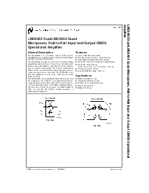 浏览型号LMC6462BIM的Datasheet PDF文件第1页