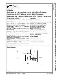 浏览型号LP2985IM5-2.8的Datasheet PDF文件第1页