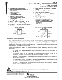 浏览型号LP2985A-25DBVR的Datasheet PDF文件第1页