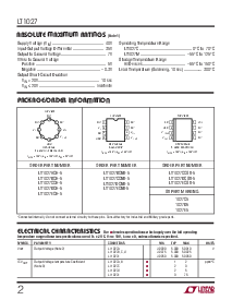 浏览型号LT1027ECH-5的Datasheet PDF文件第2页