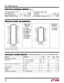 浏览型号LTC1068CG的Datasheet PDF文件第2页