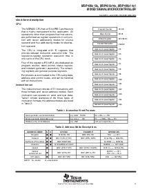 浏览型号MSP430F1491的Datasheet PDF文件第11页