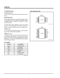 浏览型号X24C04PI的Datasheet PDF文件第2页