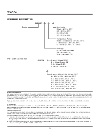 浏览型号X24C04P的Datasheet PDF文件第14页